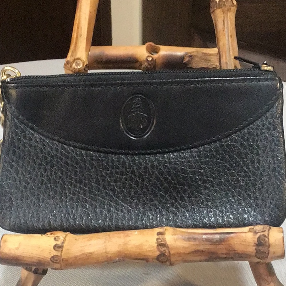 Vintage Marc Cross Card Holder with Lock chain clip